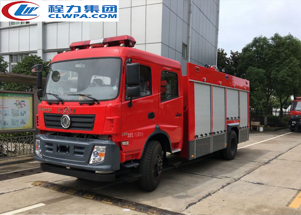东风153型7吨水罐消防车_06